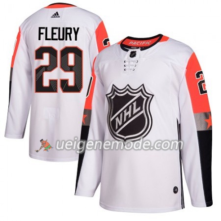 Vegas Golden Knights Trikot Marc-Andre Fleury 29 2018 NHL All-Star Pacific Division Adidas Weiß Authentic